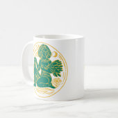 Sternzeichen Jungfrau Kaffeetasse (Vorderseite Links)