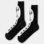Sternzeichen Jungfrau Socken (Linkes Detail)