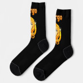Sternzeichen Jungfrau Socken (Linkes Detail)