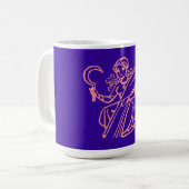 Sternzeichen Jungfrau zodiac sign Virgo Kaffeetasse (Vorderseite Links)