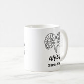 Sternzeichen Kaffeetasse (VorderseiteRechts)
