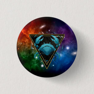 Sternzeichen-Krebs-Abzeichen Astrologie-Geschenk Button