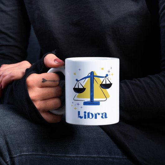 Sternzeichen | Libra Star Sign Illustration Kaffeetasse