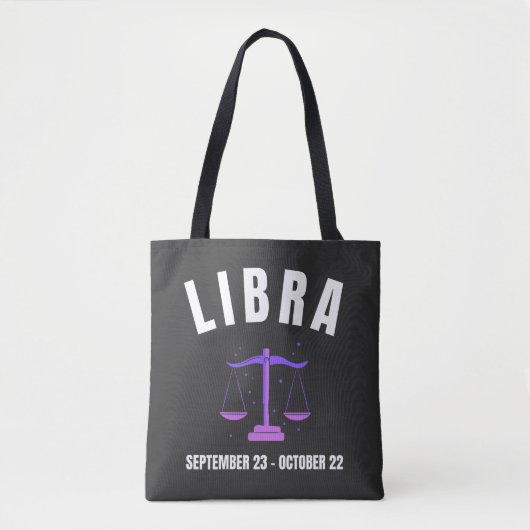 Sternzeichen Libra Tasche (Vorderseite)