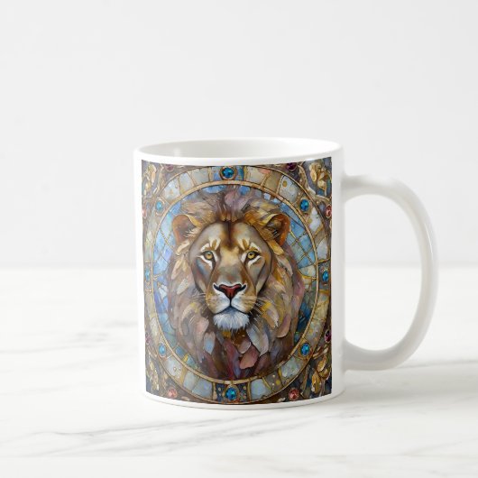 Sternzeichen - Löwe der Löwe Kaffeetasse (Rechts)