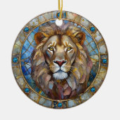 Sternzeichen - Löwe der Löwe Keramik Ornament (Vorne)