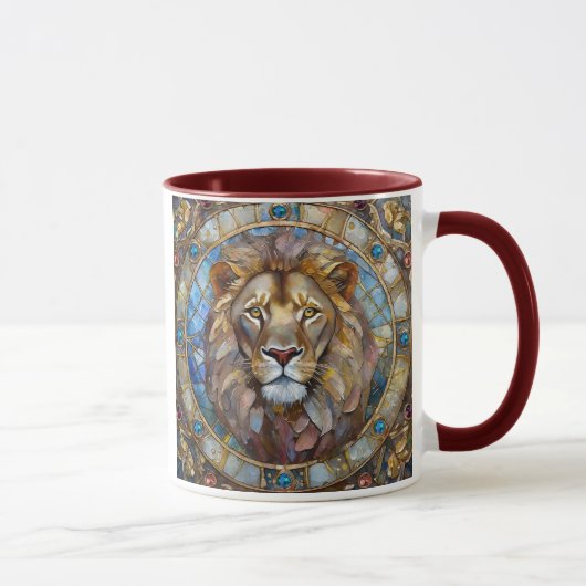 Sternzeichen - Löwe der Löwe Tasse (Rechts)