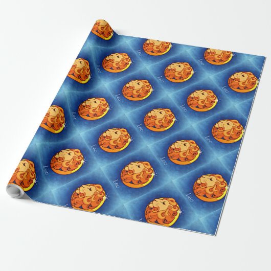 Sternzeichen_Löwe Geschenkpapier (Ungerollt)