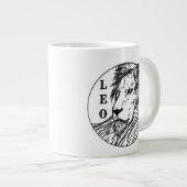Sternzeichen Löwe Jumbo-Tasse (Vorderseite Rechts)
