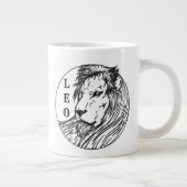 Sternzeichen Löwe Jumbo-Tasse (Rechts)