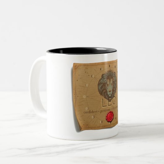 Sternzeichen - Löwe - Kaffeetasse (Vorderseite Links)