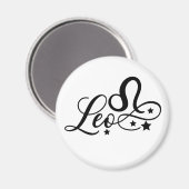 Sternzeichen Löwe Magnet (Vorderseite/Rückseite)