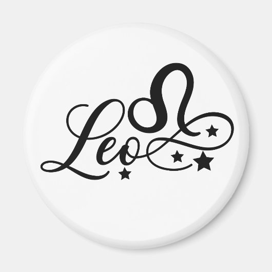 Sternzeichen Löwe Magnet (Vorne)