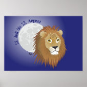 Sternzeichen - Löwe Poster (Vorne)