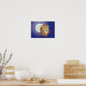 Sternzeichen - Löwe Poster (Küche)