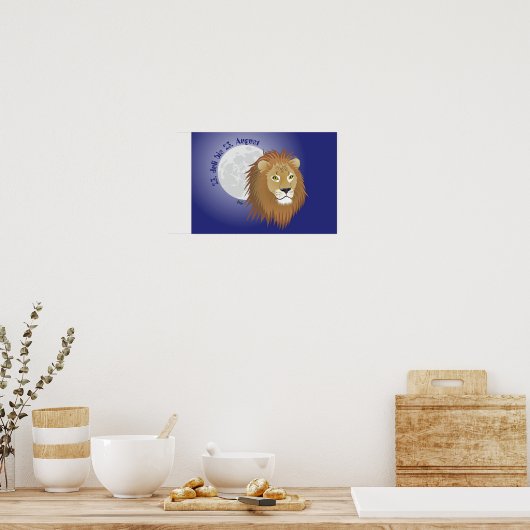 Sternzeichen - Löwe Poster (Küche)