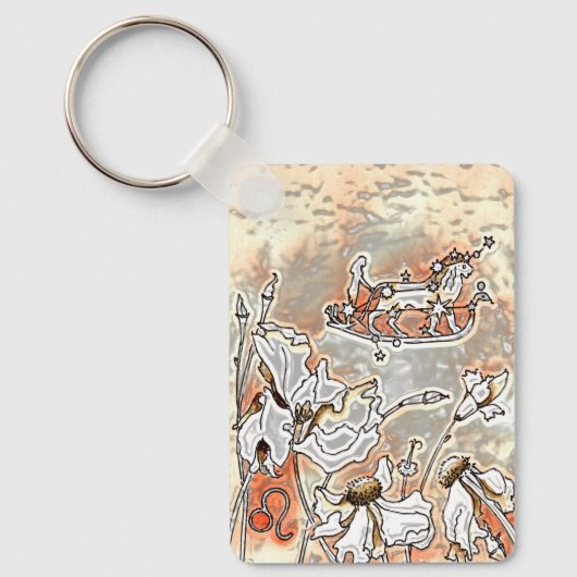 Sternzeichen Löwe Schlüsselanhänger (Vorderseite)