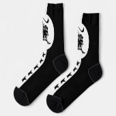 Sternzeichen Löwe Socken (Linkes Detail)