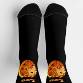 Sternzeichen Löwe Socken (Oben)