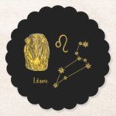 Sternzeichen Löwe - Untersetzer (Vorderseite)