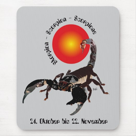 Sternzeichen Mauspad (Vorne)