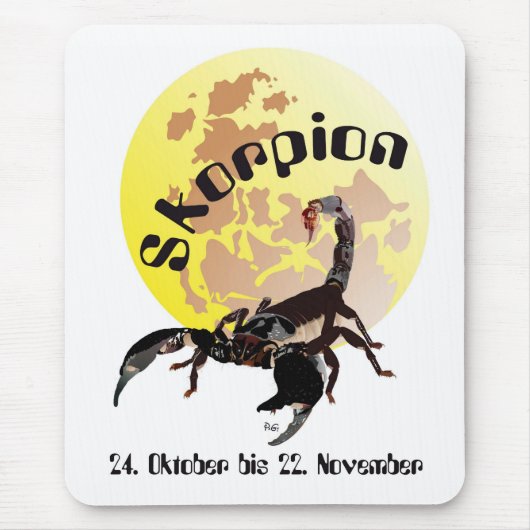 Sternzeichen Mauspad (Vorne)