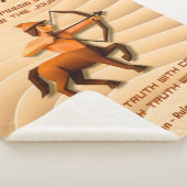 Sternzeichen Modernes 3D-Astrologie-Design Sherpadecke (3/4)