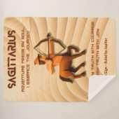 Sternzeichen Modernes 3D-Astrologie-Design Sherpadecke (Vorderseite (Horizontal))