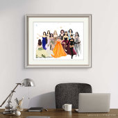 Sternzeichen, Modezeichnungen, Kunstwerke, Landsch Poster