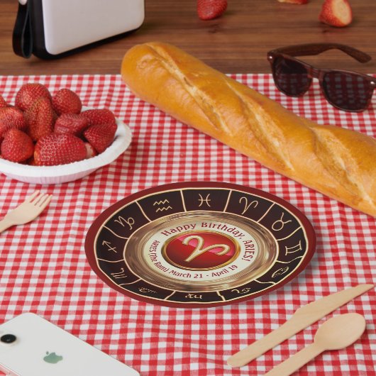 Sternzeichen Pappteller (Picknick)