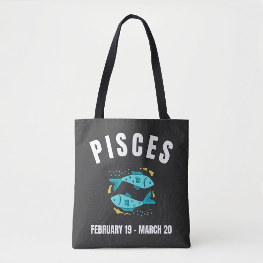 Sternzeichen Pisces Tasche (Vorderseite)