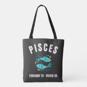 Sternzeichen Pisces Tasche (Rückseite)