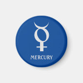 Sternzeichen: Planet Mercury Magnet (Vorne)