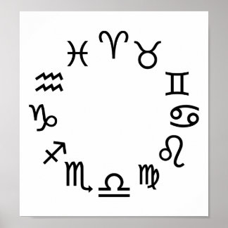 Sternzeichen Poster