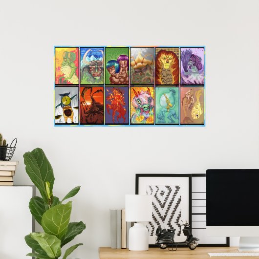 STERNZEICHEN POSTER (Heimbüro)