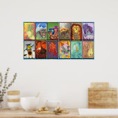 STERNZEICHEN POSTER (Küche)