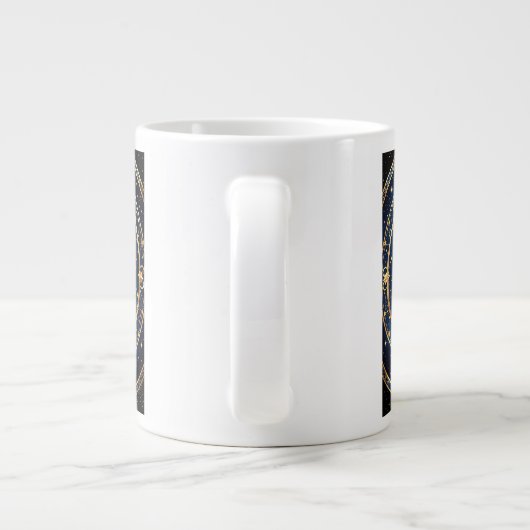 Sternzeichen Sagittarius Jumbo-Tasse (Rückseite)