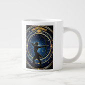 Sternzeichen Sagittarius Jumbo-Tasse (Rechts)