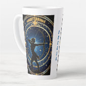 Sternzeichen Sagittarius Milchtasse (Linke Ecke)