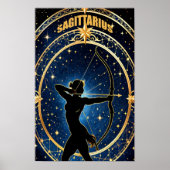 Sternzeichen Sagittarius Poster (Vorne)