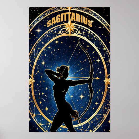 Sternzeichen Sagittarius Poster (Vorne)