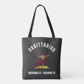 Sternzeichen Sagittarius Tasche (Rückseite)