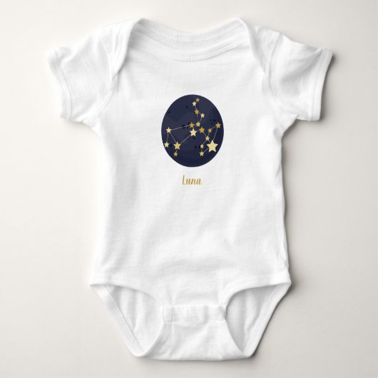 Sternzeichen Sagittarius zodiac Baby Strampler (Vorderseite)