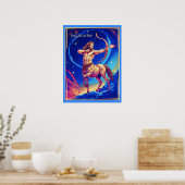 Sternzeichen Schütze als der himmlische Bogenschüt Poster (Küche)