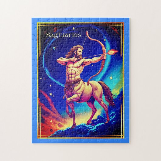 Sternzeichen Schütze als der himmlische Bogenschüt Puzzle (Vertikal)