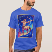 Sternzeichen Schütze als der himmlische Bogenschüt T-Shirt (Vorderseite)