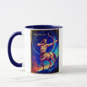 Sternzeichen Schütze als der himmlische Bogenschüt Tasse (Links)