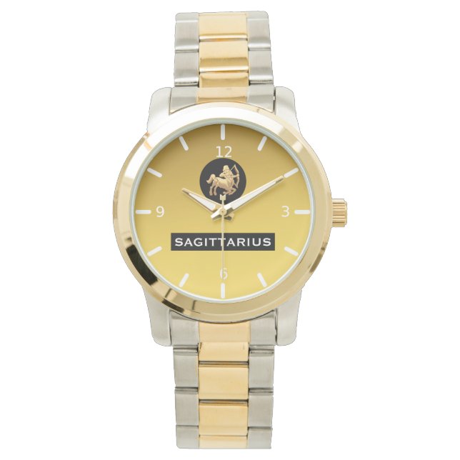 Sternzeichen Schütze Armbanduhr (Vorderseite)