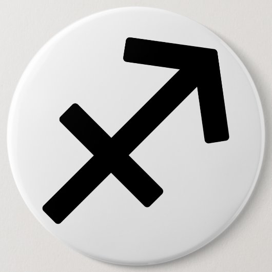 Sternzeichen Schütze Button (Vorderseite)