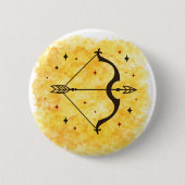 Sternzeichen Schütze Button (Vorderseite)